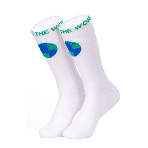 CHANGE THE WORLD socks